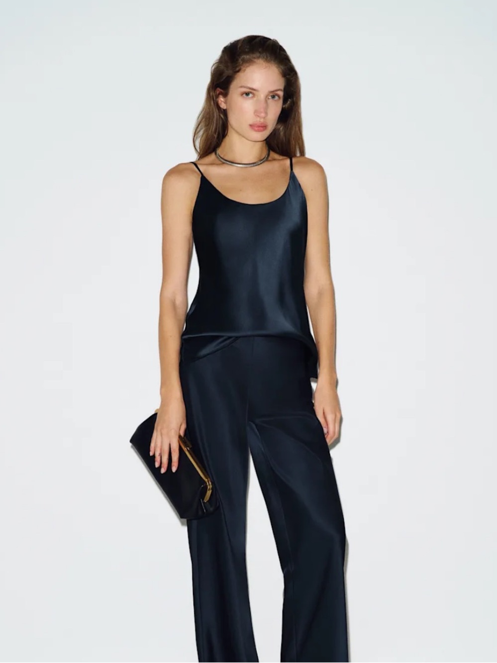 Reformation Gale satin pants